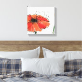 フラワーインフル開花 キャンバスプリント (インサイチュ (寝室))