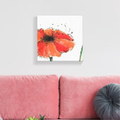 フラワーインフル開花 キャンバスプリント (インサイチュ (リビング))