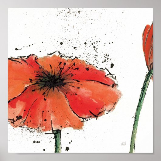 フラワーインフル開花 ポスター (正面)