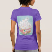 フラワーイースターエッグハロー春 Tシャツ (裏面)