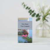 フラワーウィンドウ名刺テンプレート 名刺 (スタンド正面)