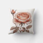 フラワーウォーターの色 クッション (裏面)