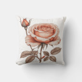 フラワーウォーターの色 クッション (正面)