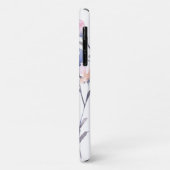 フラワーウォーターカラーパターンのカスタム携帯ケース Case-Mate iPhoneケース (裏面/左)