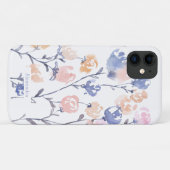 フラワーウォーターカラーパターンのカスタム携帯ケース Case-Mate iPhoneケース (裏面(横))