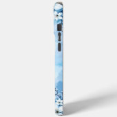 フラワーウォーターカラーモノグラム オーダーメイド Case-Mate iPhoneケース (裏面 / 左)