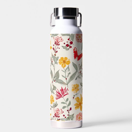 フラワーウォーターボトル(22 oz) ウォーターボトル (正面)