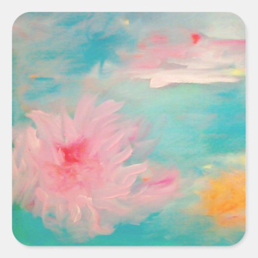 フラワーウォーター スクエアシール (正面)