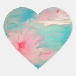 フラワーウォーター ハートシール