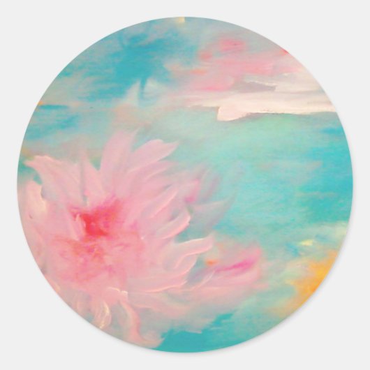 フラワーウォーター ラウンドシール (正面)