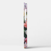 フラワーウォールの背景ヴィンテージスタイル。  Case-Mate iPhoneケース (裏面 / 左)