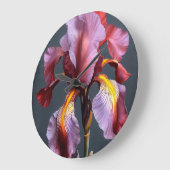 フラワーウォール時計 ラージ壁時計 (傾斜)