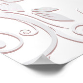 フラワーウォール紙1 ポスター (角)