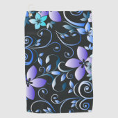 フラワーウォール紙6 ゴルフタオル (正面)