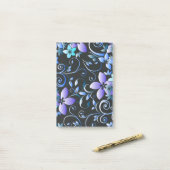 フラワーウォール紙6 ポストイット (デスク上)