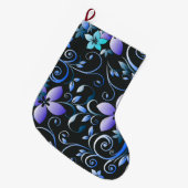 フラワーウォール紙6 ラージクリスマスストッキング (正面 (吊り時))
