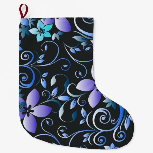 フラワーウォール紙6 ラージクリスマスストッキング (正面)