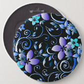 フラワーウォール紙6 缶バッジ (正面&裏面)