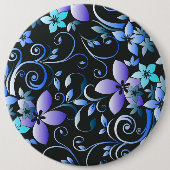 フラワーウォール紙6 缶バッジ (正面)