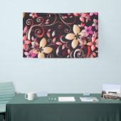 フラワーウォール紙7 横断幕 (トレードショー)