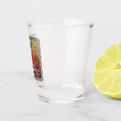 フラワーウルフの乗馬フード華美縁ど野 ショットグラス (右)