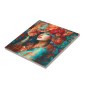 フラワーウーマン タイル (側面)