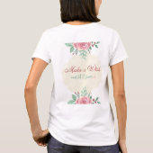 フラワーエステティックTシャツ|願い事を叶える Tシャツ (裏面)