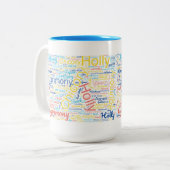 フラワーエッセンスの恋人の完璧な贈り物 ツートーンマグカップ (正面左)