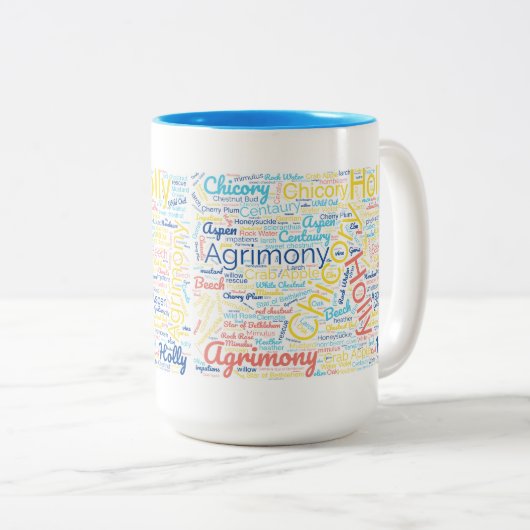 フラワーエッセンスの恋人の完璧な贈り物 ツートーンマグカップ (正面右)