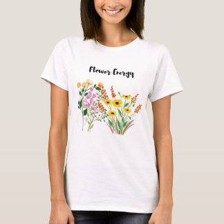 フラワーエナジー 女性用Tシャツ Tシャツ