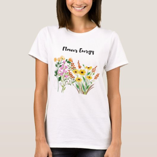 フラワーエナジー 女性用Tシャツ Tシャツ (正面)