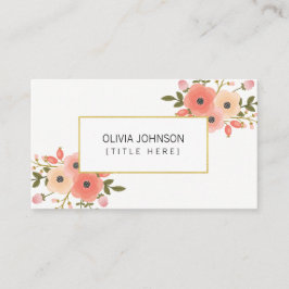 フラワーエレガントズプロフェッショナル名刺 名刺