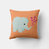 フラワーエレファント装飾用クッション クッション (裏面)