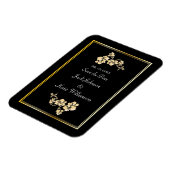 フラワーエレメント付き金ゴールド マグネット (左側)