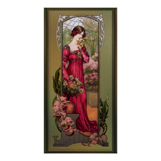 フラワーオブガーデンズバイエリザベートソンスレル ポスター