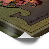 フラワーオブガーデンズバイエリザベートソンスレル ポスター (コーナー)