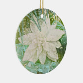 フラワーオブフェイスイザヤポインセチアオーナメント セラミックオーナメント (右)