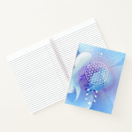 *～*フラワーオブライフの神聖な幾何学ヨガ霊気 ノートブック (内部)