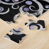 フラワーオブライフアイツリーオーナメント ジグソーパズル (側面)