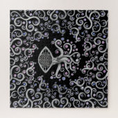 フラワーオブライフアイツリーオーナメント ジグソーパズル (横)