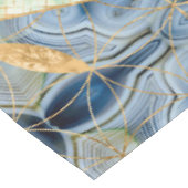 フラワーオブライフイン神聖なジオメトリ大理石オーナメント テーブルクロス (アングル)