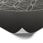 フラワーオブライフグレープターポスター ポスター (角)