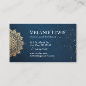 フラワーオブライフホリスティックコーチ&ボディーワーク 名刺 (裏面)