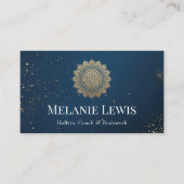 フラワーオブライフホリスティックコーチ&ボディーワーク 名刺 (正面)