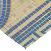 フラワーオブライフモザイクタイルオーナメントN1 テーブルクロス (アングル)