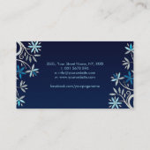 フラワーオブライフ – フローリッシュヨガオーナメント 名刺 (裏面)