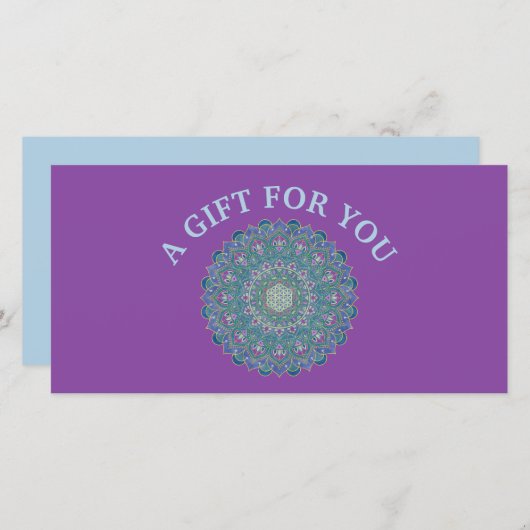 フラワーオブライフ – マンダラインドスタイル1 (正面/裏面)