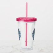 フラワーオブライフ – マンダラインドスタイル1 アクリルタンブラー (右)