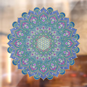 フラワーオブライフ – マンダラインドスタイル1 ウィンドウサイン (シート2)