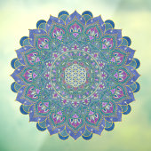 フラワーオブライフ – マンダラインドスタイル1 ウィンドウサイン (シート3)